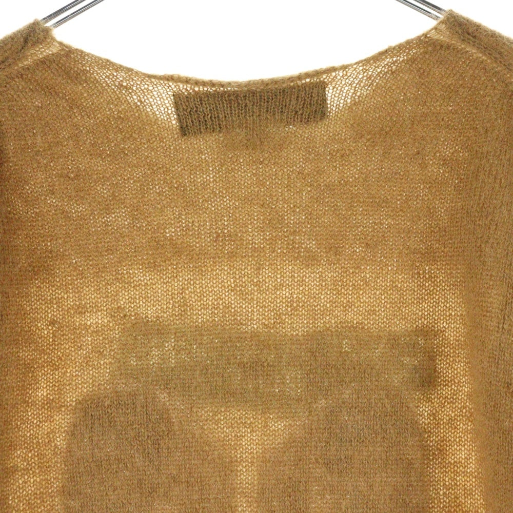 COMME des GARCONS HOMME PLUS(コムデギャルソンオムプリュス) AD2008 TIME FOR MAGIC期 MOHAIR KNIT モヘアニット ブラウン PB-N003