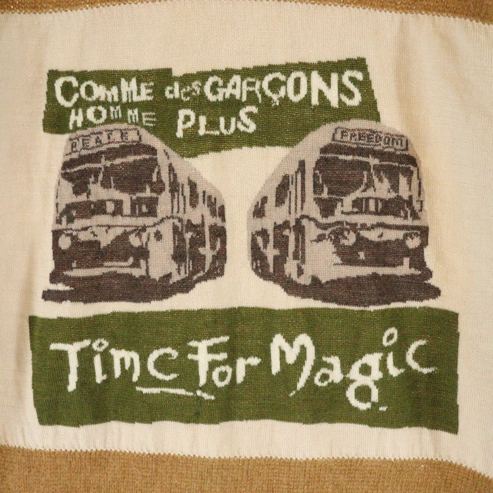COMME des GARCONS HOMME PLUS(コムデギャルソンオムプリュス) AD2008 TIME FOR MAGIC期 MOHAIR KNIT モヘアニット ブラウン PB-N003