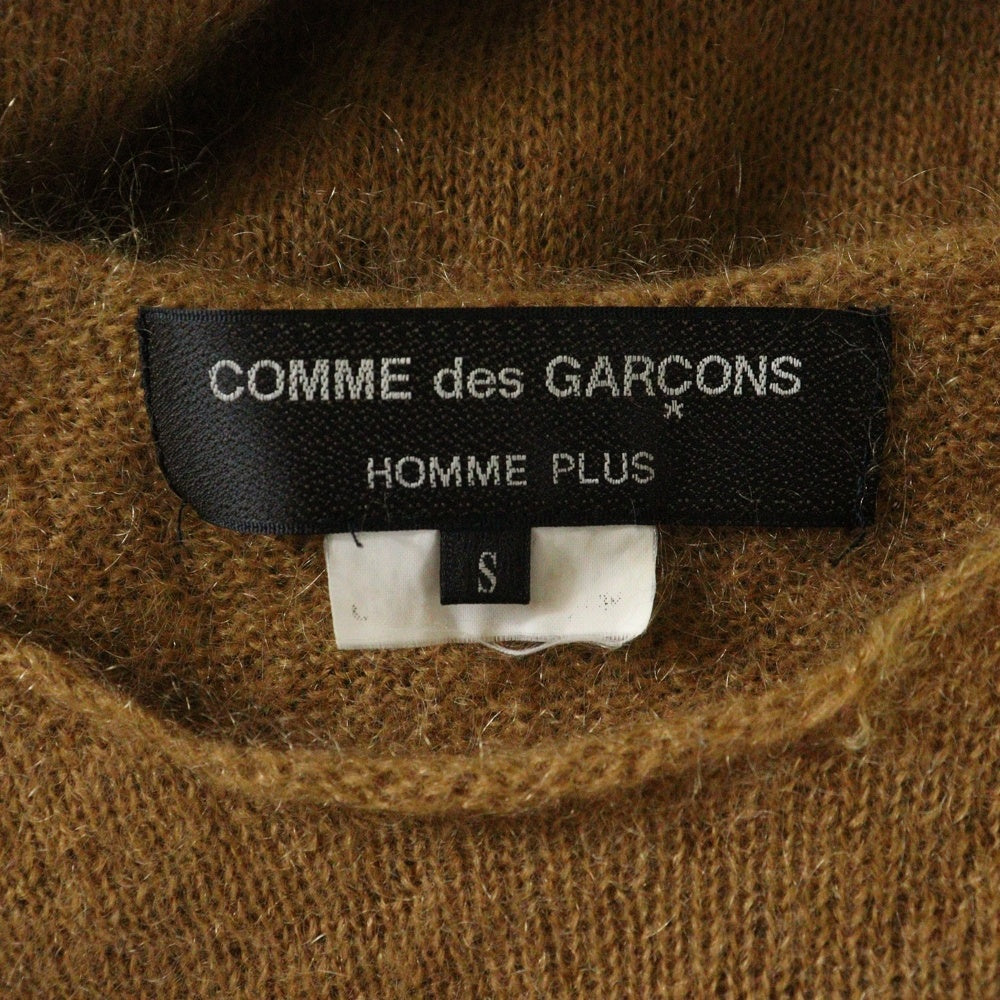 COMME des GARCONS HOMME PLUS(コムデギャルソンオムプリュス) AD2008 TIME FOR MAGIC期 MOHAIR KNIT モヘアニット ブラウン PB-N003