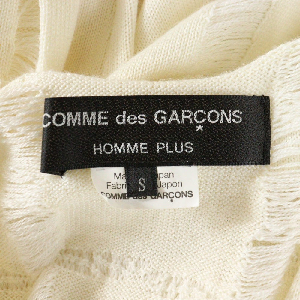 COMME des GARCONS HOMME PLUS(コムデギャルソンオムプリュス) AD2012 NEITHER MAN FOR WOMAN期 ZIP UP KNIT ジップアップ ニット レディース PK-N014