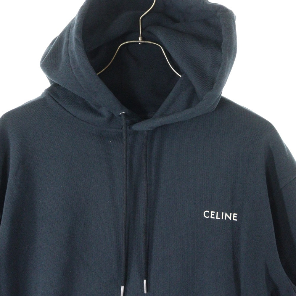 CELINE(セリーヌ) ロゴプリントプルオーバー パーカー 2Y958670Q ブラック