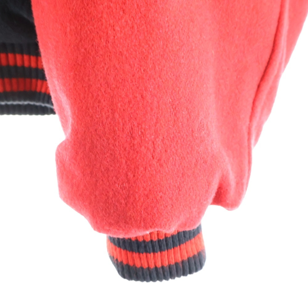 VINTAGE(ヴィンテージ) APPLE WOOL STUDIUM JADKET アップル ウール スタジアムジャケット スタジャン ブラック/レッド