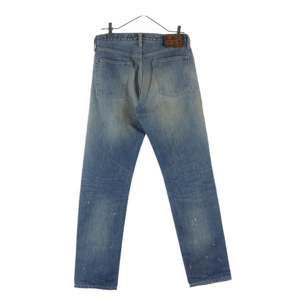 KAPITAL(キャピタル) DAMAGED DENIM PANTS 刺し子 ダメージ加工ジーンズ デニムパンツ デニムパンツ インディゴ EK-780