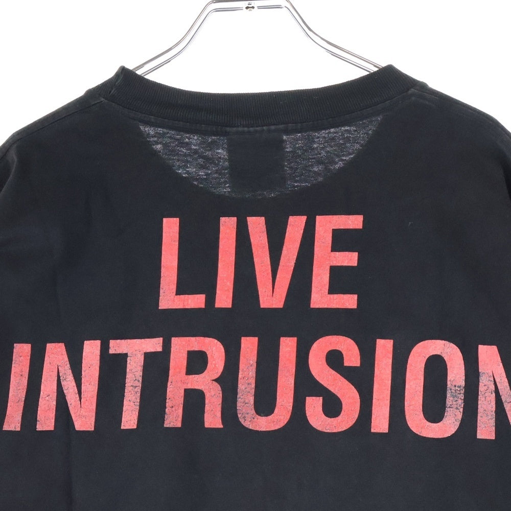VINTAGE(ヴィンテージ) 90s SLAYER LIVE INTRUSION TEE WINTERLANDボディ スレイヤー 両面プリント 半袖Tシャツ クルーネックカットソー ブラック
