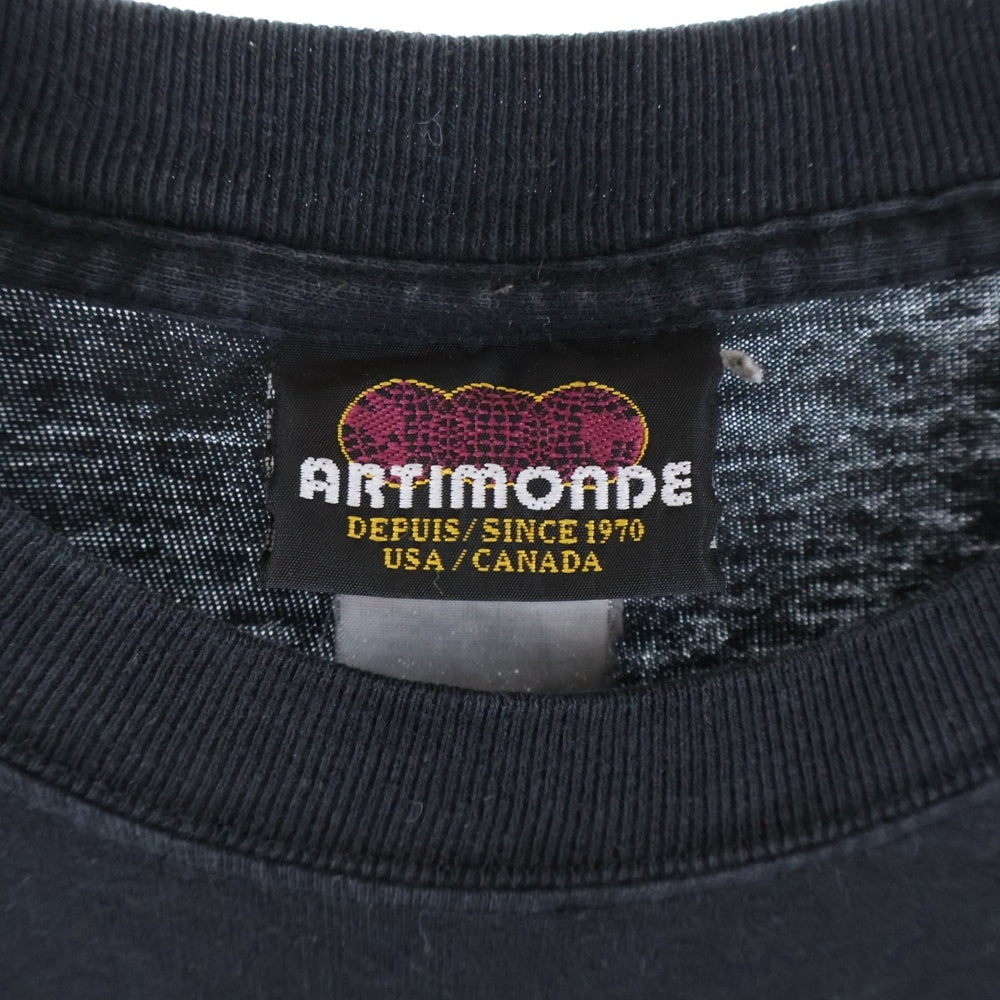 VINTAGE(ヴィンテージ) 00s PINK FLOYD WISH YOU WERE HERE ARTIMONDEボディ ピンクフロイド 両面プリント 半袖Tシャツ ブラック