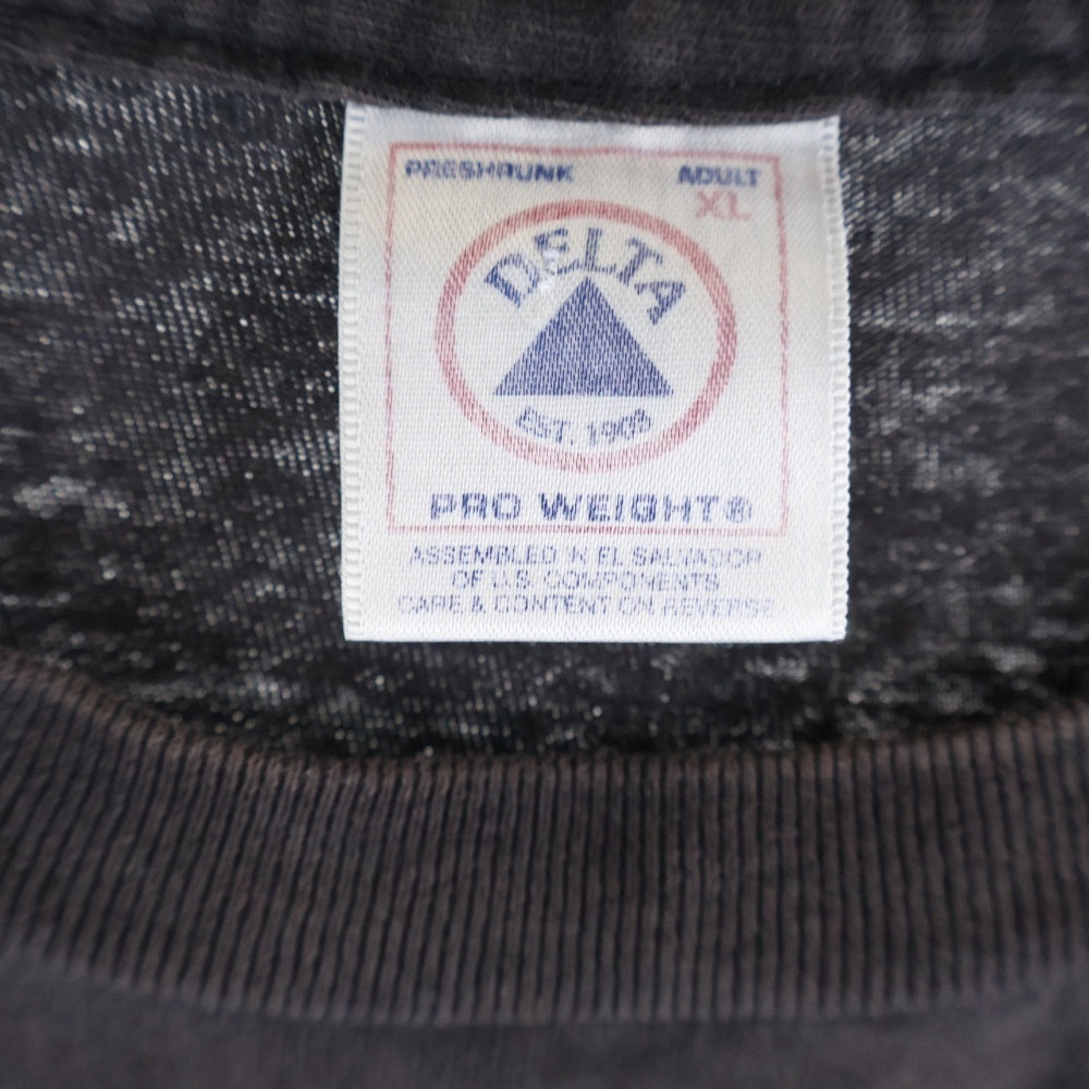 VINTAGE(ヴィンテージ) 90s NINE INCH NAILS TENINCHSPIKES TEE DELTAボディ ナインインチネイルズ 両面プリント 半袖Tシャツ ブラック