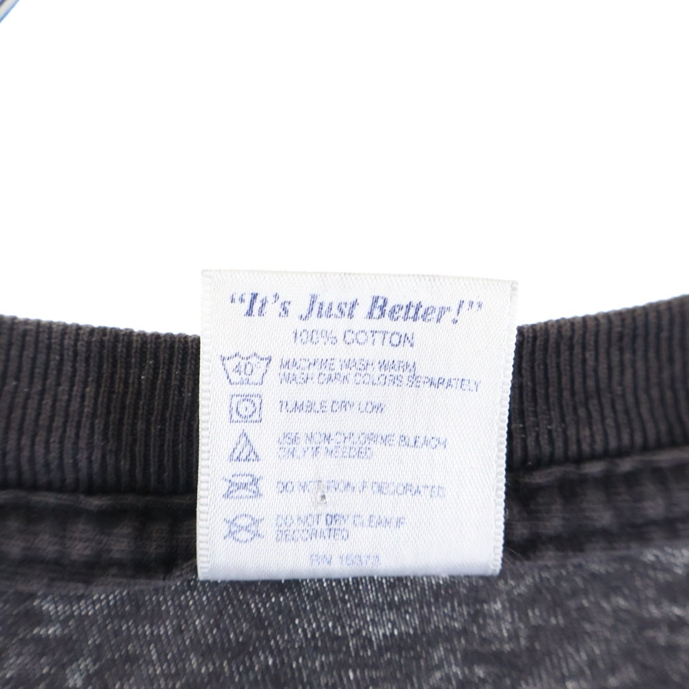 VINTAGE(ヴィンテージ) 90s NINE INCH NAILS TENINCHSPIKES TEE DELTAボディ ナインインチネイルズ 両面プリント 半袖Tシャツ ブラック