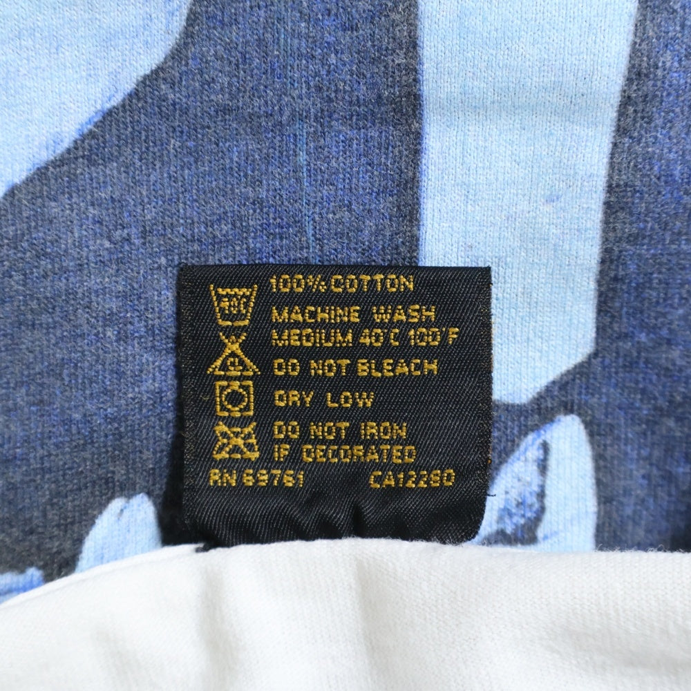 VINTAGE(ヴィンテージ) 90s KINGCRIMSON THRAK 1995 brockumボディ キング クリムゾン 両面プリント 半袖Tシャツ ホワイト