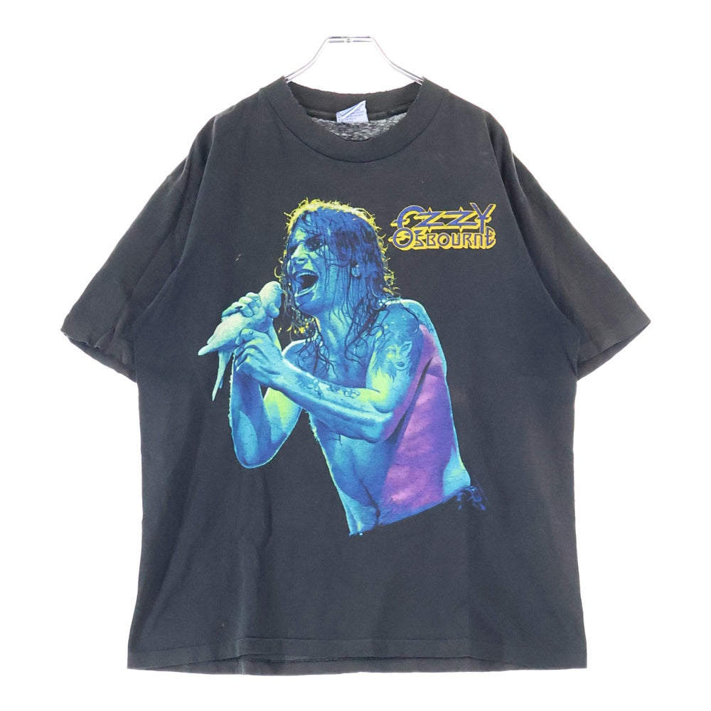 VINTAGE(ヴィンテージ) 90s OZZY OSBOURNE MONOWISE LIMITED TEE ALL SPORTボディ オジーオズボーン 両面プリント 半袖Tシャツ ブラック