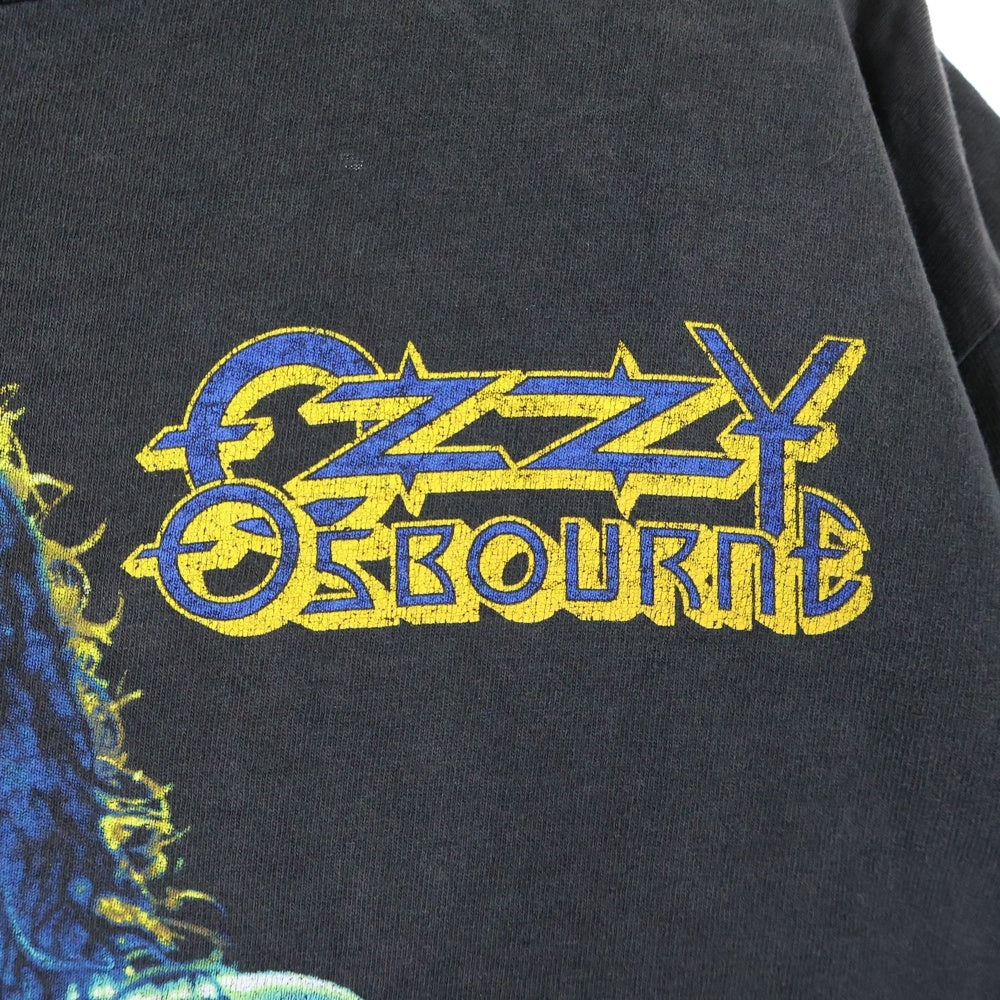 VINTAGE(ヴィンテージ) 90s OZZY OSBOURNE MONOWISE LIMITED TEE ALL SPORTボディ オジーオズボーン 両面プリント 半袖Tシャツ ブラック