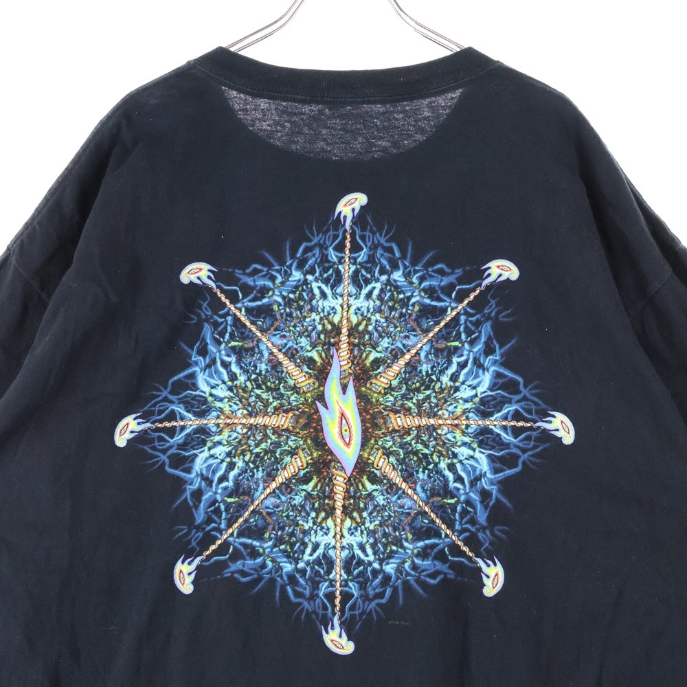 VINTAGE(ヴィンテージ) 00s TOOL Lateralus TEE 2006 ANVILボディ トゥール フラクタル 幾何学 バンド 両面プリント 半袖Tシャツ ブラック
