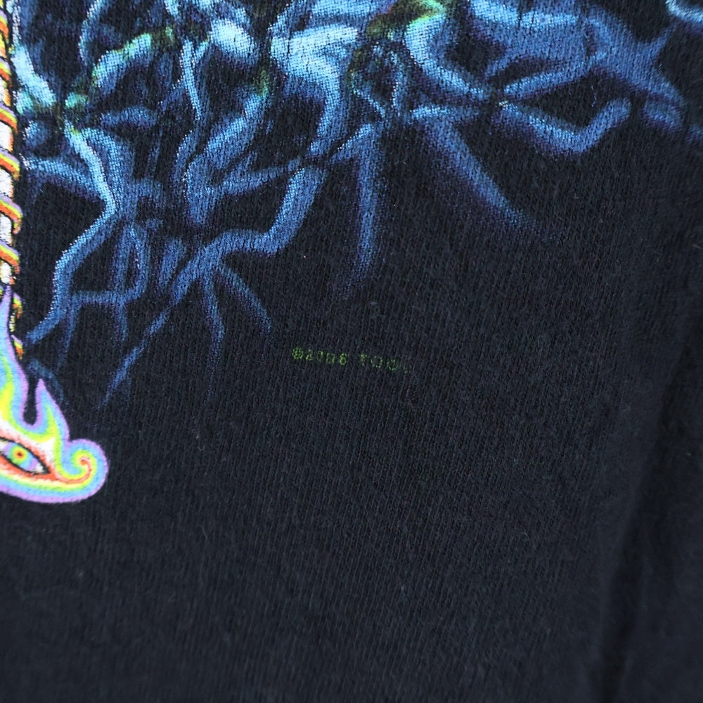 VINTAGE(ヴィンテージ) 00s TOOL Lateralus TEE 2006 ANVILボディ トゥール フラクタル 幾何学 バンド 両面プリント 半袖Tシャツ ブラック