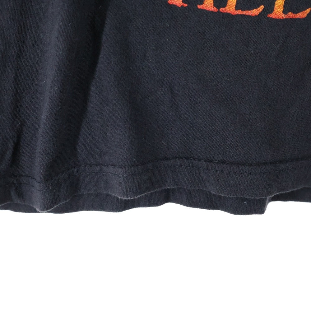 VINTAGE(ヴィンテージ) 90s MANOWAR HELL ON STAGE 1998 TOUR TEE REDWOODボディ マノウォー 半袖Tシャツ バンドTシャツ ブラック