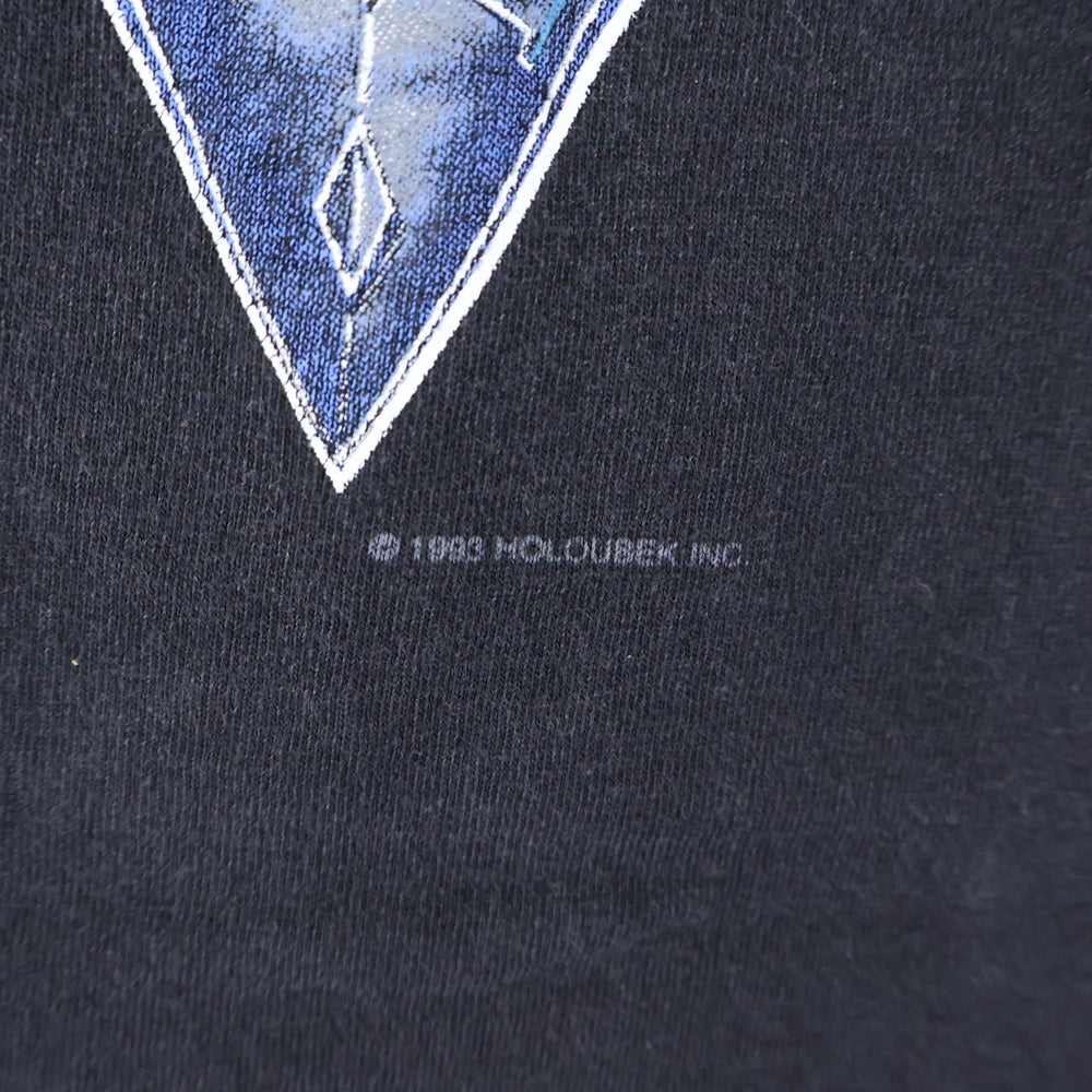 HARLEY DAVIDSON(ハーレーダビッドソン) 90s VINTAGE EAGLE VLOGO TEE イーグル Vロゴ プリント 1993 半袖Tシャツ ブラック