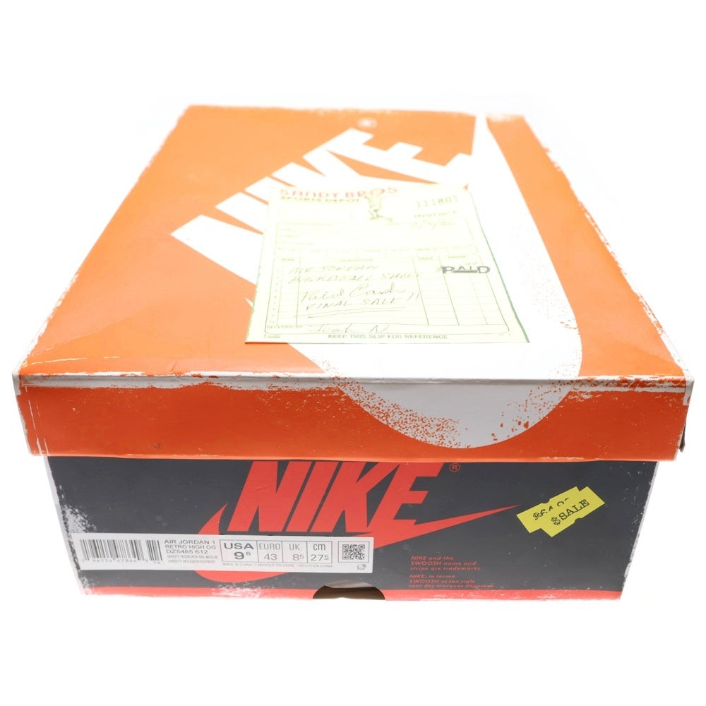 NIKE(ナイキ) AIR JORDAN 1 HIGH OG LOST FOUND CHICAGO エアジョーダン1 ハイ OG ロスト&ファウンド シカゴ レッド/ホワイト US9.5/27.5cm DZ5485-612