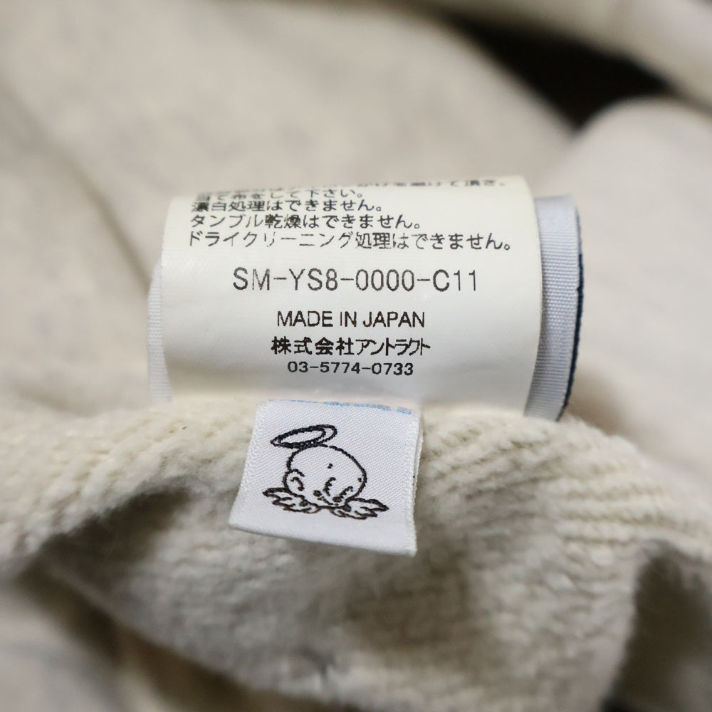 SAINT MICHAEL(セントマイケル) 24SS ×BORN RAISED BR HOODIE LA ボーンレイズド グラフィックプリント スタッズ装飾 プルオーバースウェットパーカー フーディー マルチ SM-YS8-0000-C11