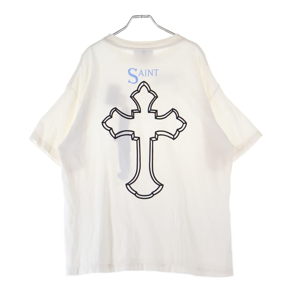 SAINT MICHAEL(セントマイケル) 2PAC 2PC_SS TEE SM-HR8-000-C15 半袖Tシャツ プリント ホワイト