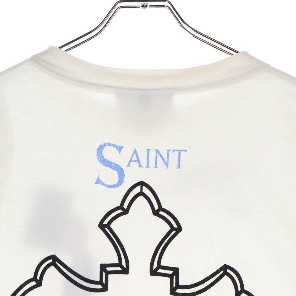 SAINT MICHAEL(セントマイケル) 2PAC 2PC_SS TEE SM-HR8-000-C15 半袖Tシャツ プリント ホワイト