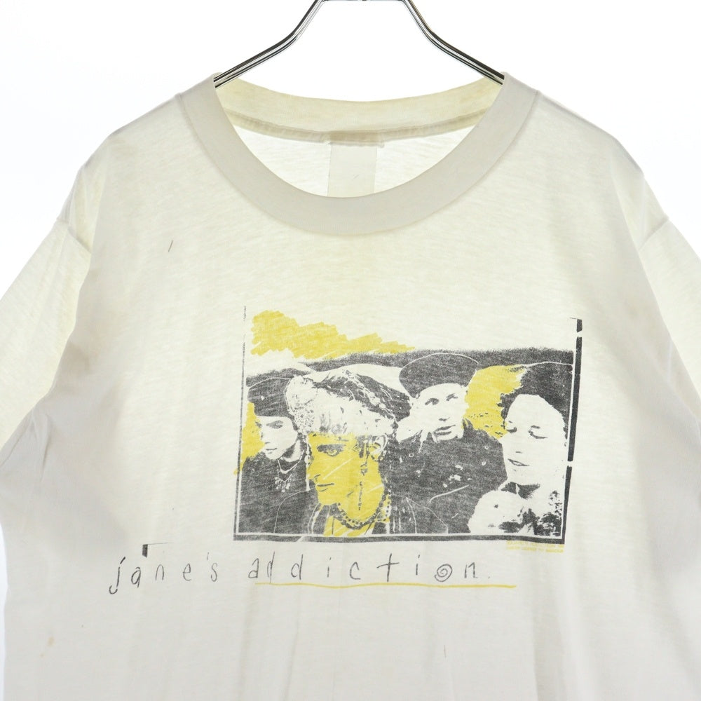 VINTAGE(ヴィンテージ) 80s JANE'S ADDICTION Nothing's Shocking 1988 ジェーンズアディクション 半袖プリントTシャツ ホワイト