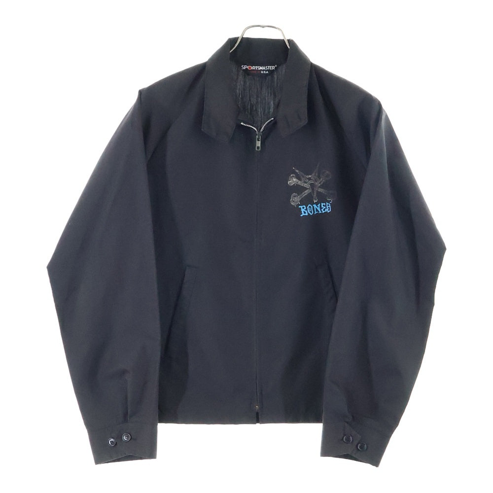 POWELL PERALTA(パウエルペラルタ) 80S VINTAGE SPORTMASTER BONES ZZIP UP BLOUSSON スポーツ マスター ジップアップ ブルゾン ブラック