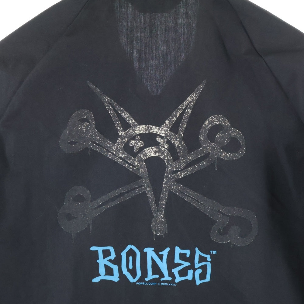 POWELL PERALTA(パウエルペラルタ) 80S VINTAGE SPORTMASTER BONES ZZIP UP BLOUSSON スポーツ マスター ジップアップ ブルゾン ブラック