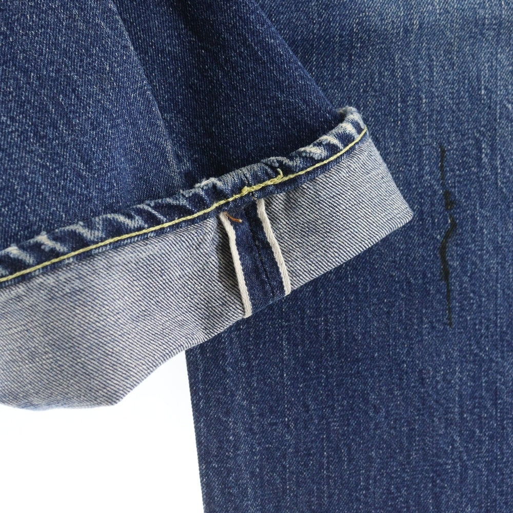 Levi's(リーバイス) 60-70s 501 BIGE後期 並行ステッチ 不均等V ボタン裏無刻印 ストレートデニムパンツ インディゴ