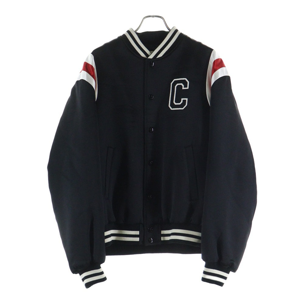 CELINE(セリーヌ) Cパッチ サテン ボンバージャケット ブルゾン ブラック 2W867532T