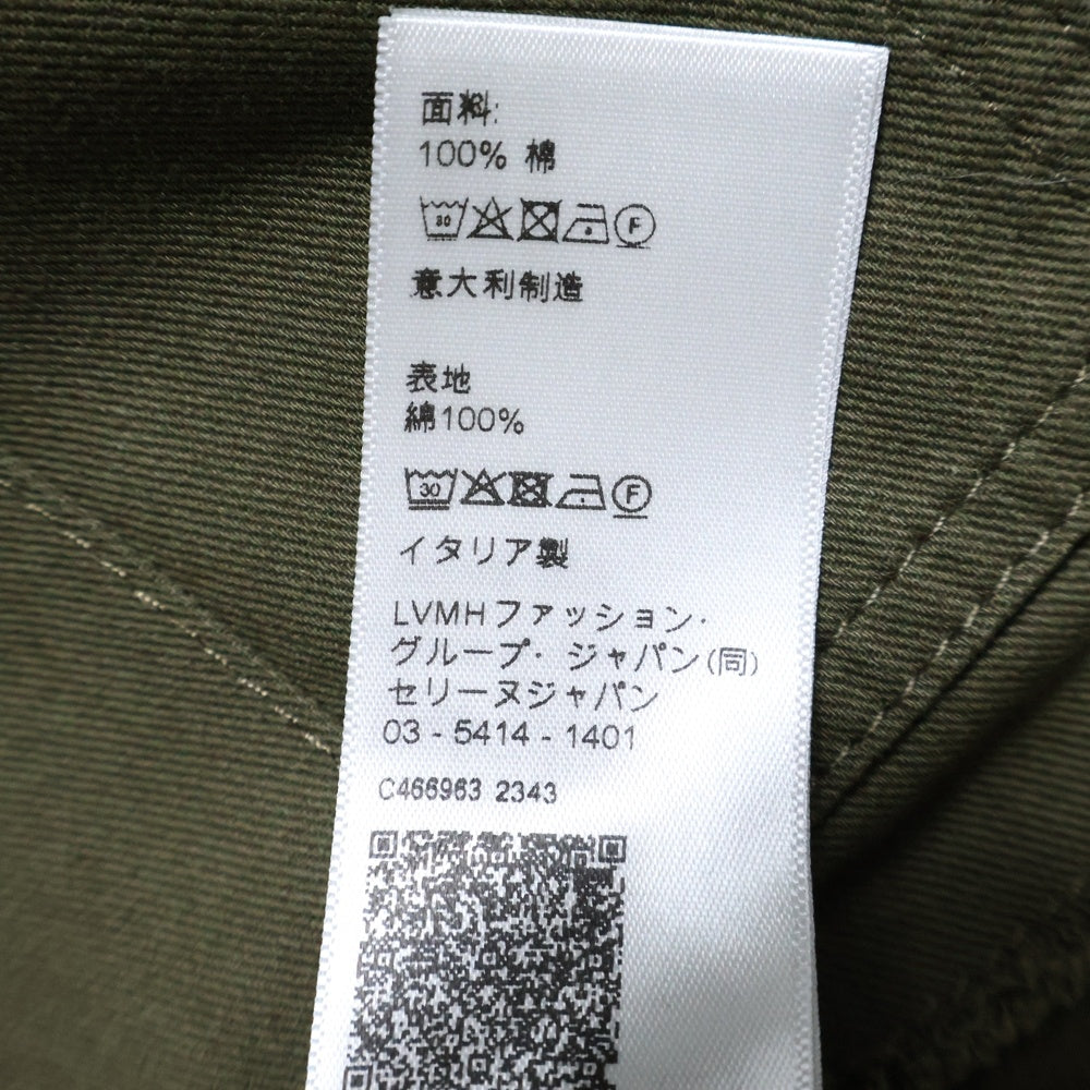 CELINE(セリーヌ) 24SS SAHARIENNE JACKET 2W44B177R.02KK サハリエンヌ ダメージ加工 フィールドジャケット カーキ