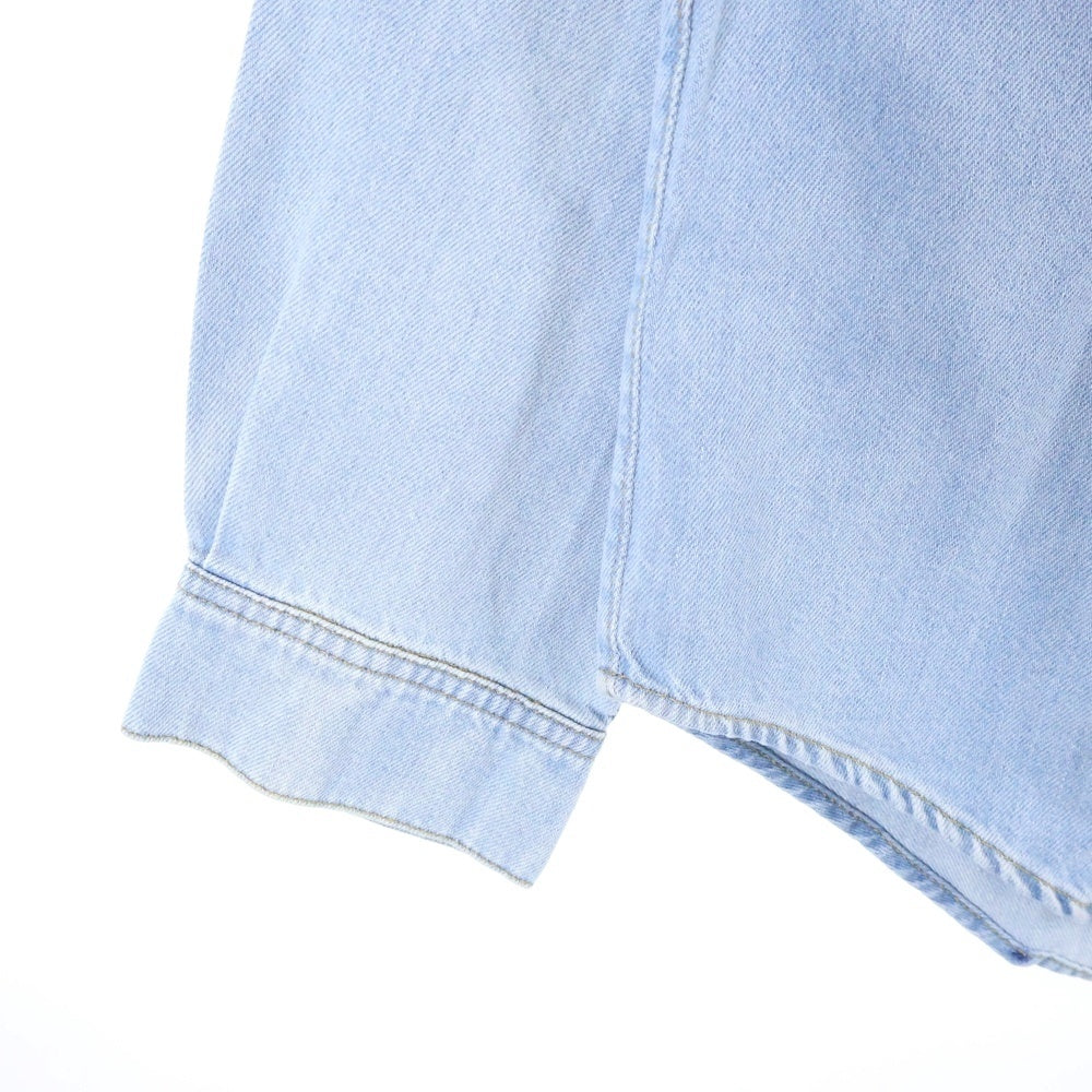 CELINE(セリーヌ) WESTERN SHIRT IN FADED SUMMER WASH DENIM 2T303361U.08YK ウエスタンデニムシャツ サマーウォッシュ 長袖シャツ ライトブルー