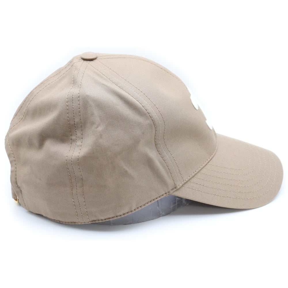 CELINE(セリーヌ) トリオンフ ロゴ刺繍 ベースボールキャップ コットン ベージュ 2AUT6969P.09RE