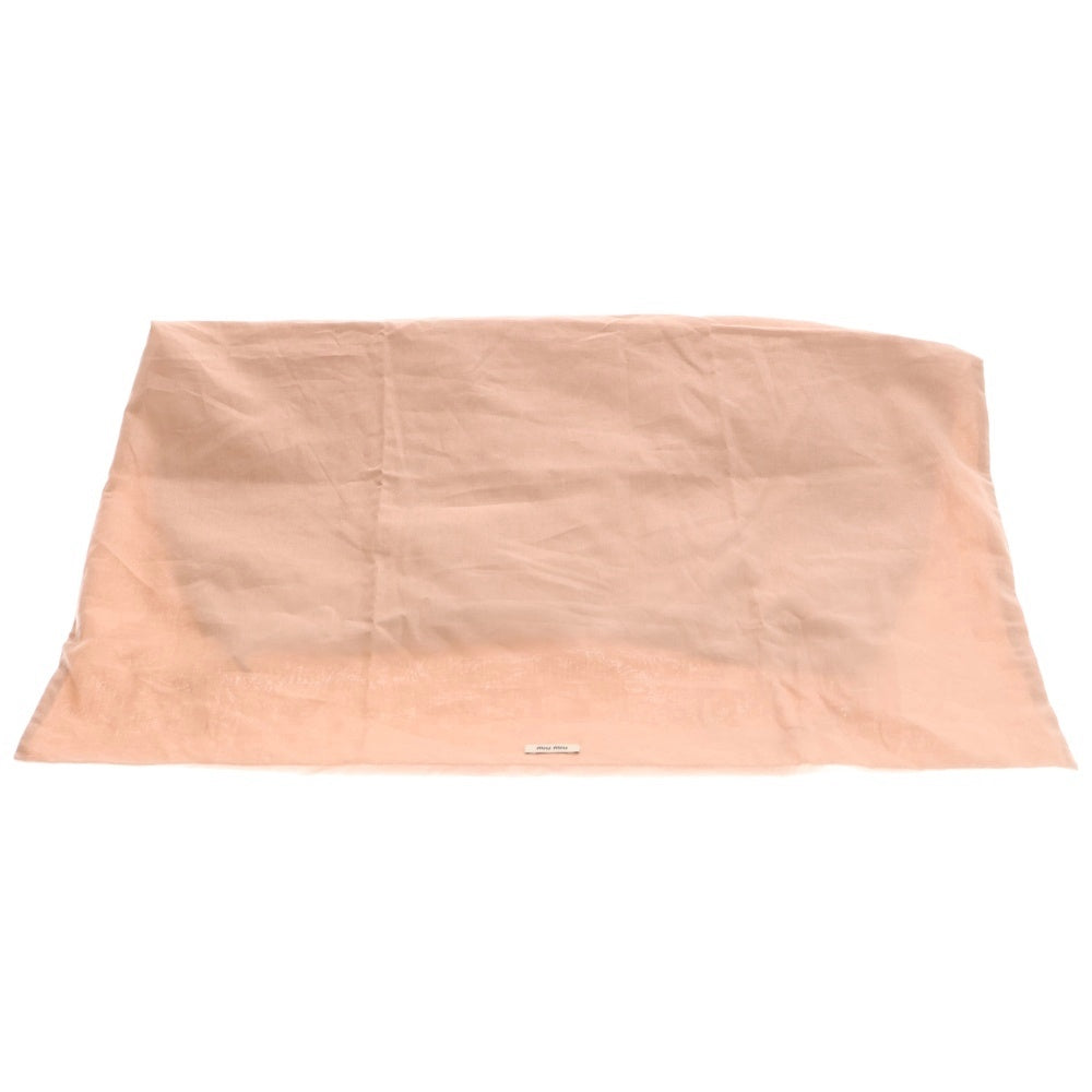 miumiu(ミュウミュウ) SOFTY HOBO BAG 5BBC155 ソフトカーフスキン ホーボー バッグ ブラック レディース