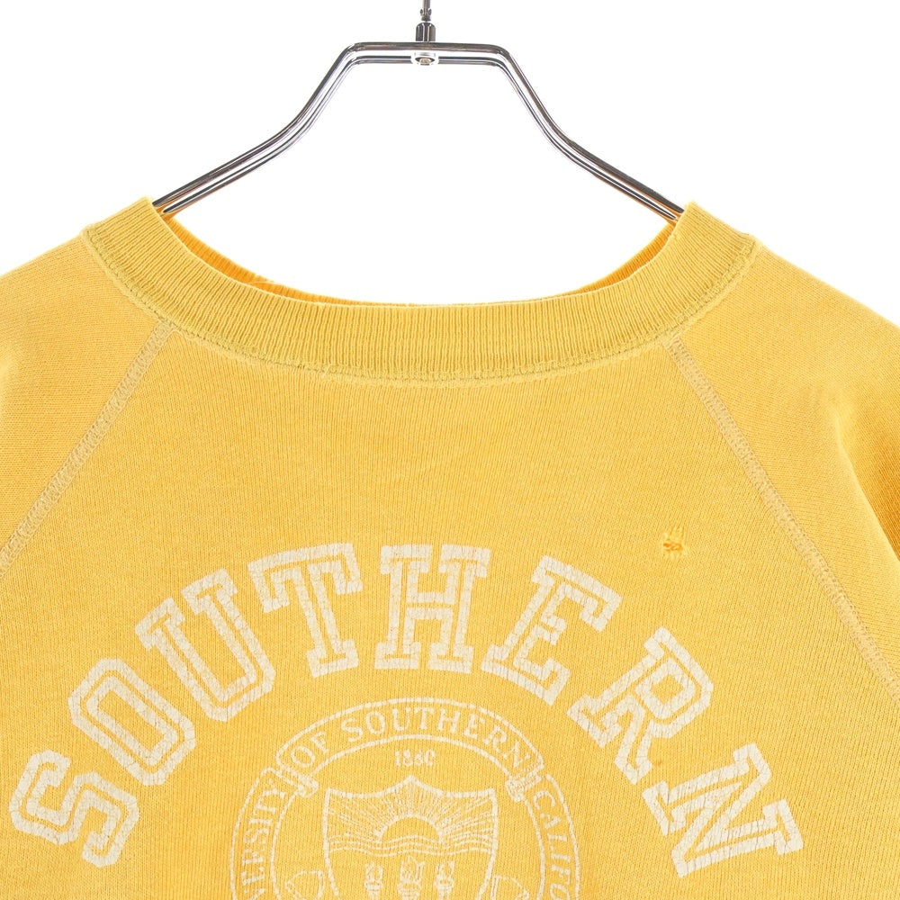 VINTAGE(ヴィンテージ) 50S SOUTHERN CALIFORNIA FLOCKY SWEAT 南カリフォルニア フロッキー スウェット イエロー