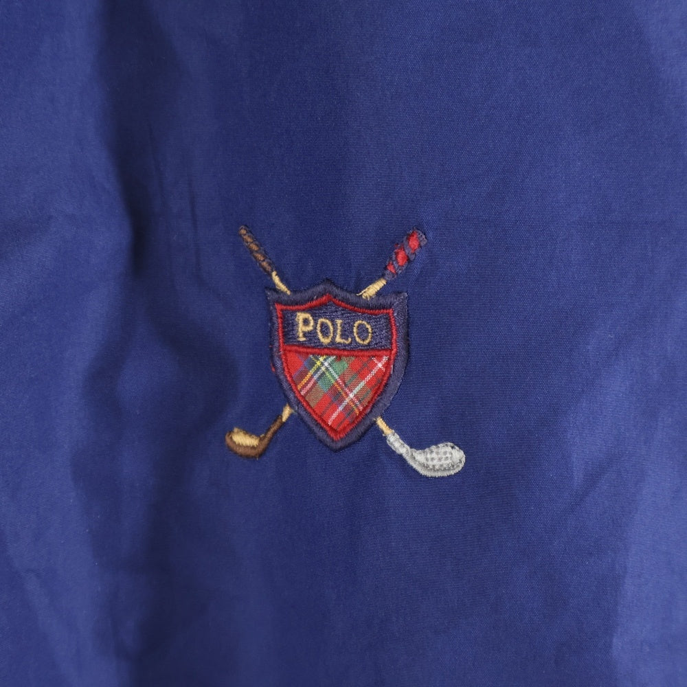 Polo GOLF Ralph Lauren(ポロゴルフラルフローレン) 90S NYLON PULLOVER JACKET ナイロン プルオーバー ジャケット ピステ ネイビー