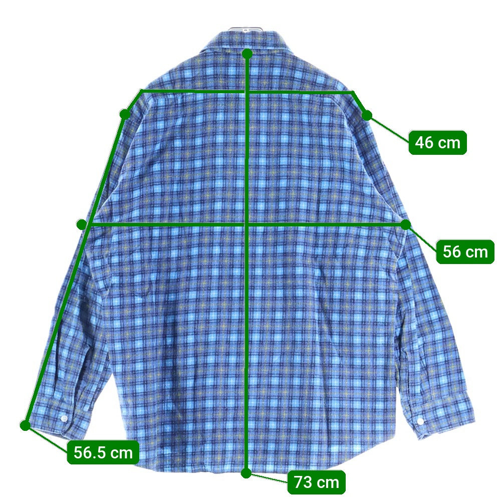 VINTAGE(ヴィンテージ) FIN JC PENNEY CHECK SHIRT ブルー