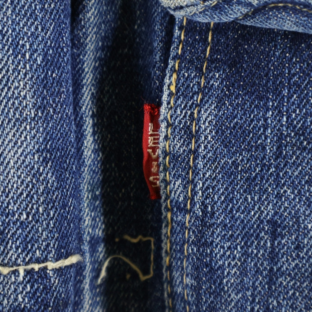 Levi's(リーバイス) 40-50S 506XX 1st BIG-E DENIM JACKET SLIDE BACKLE 移行期 初期型 スライドバックル ボタン裏刻印無し 片面タブ 不均等V 混合ステッチ デニムジャケット
