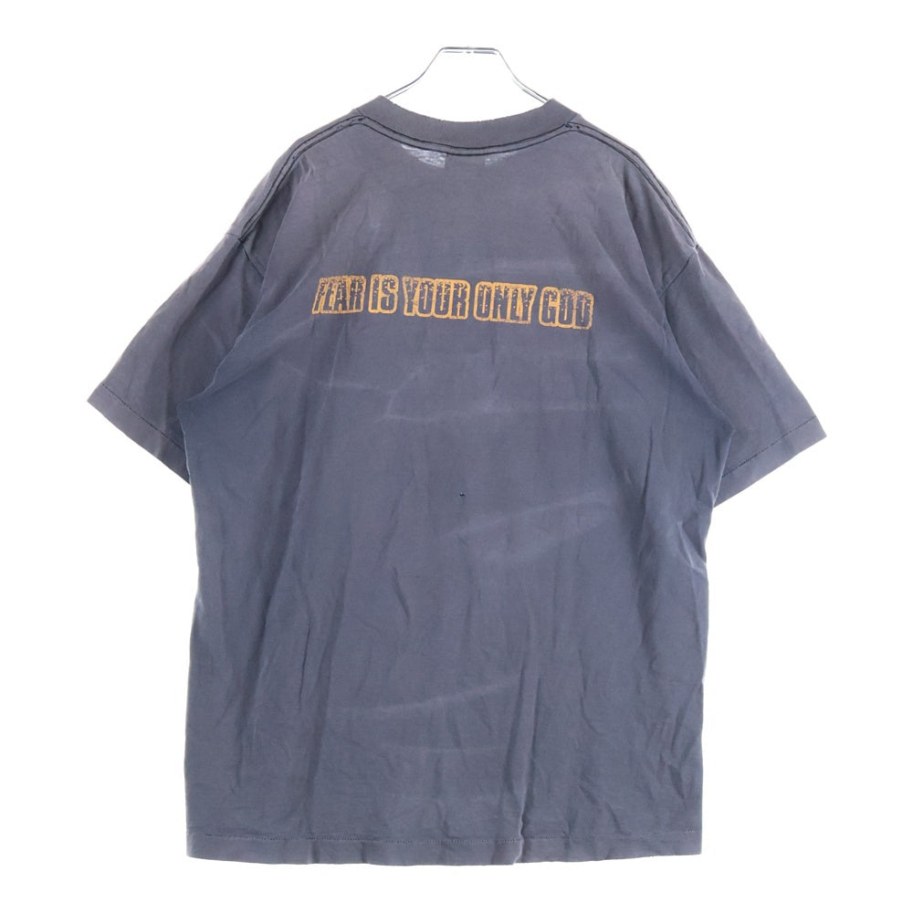 VINTAGE(ヴィンテージ) 90s RAGE AGAINST THE MACHINE 1996 EVIL EMPIRE BLACK TEE レイジ アゲインスト ザ マシーン エビル エンパイア バンド 両面プリント半袖Tシャツ カットソー