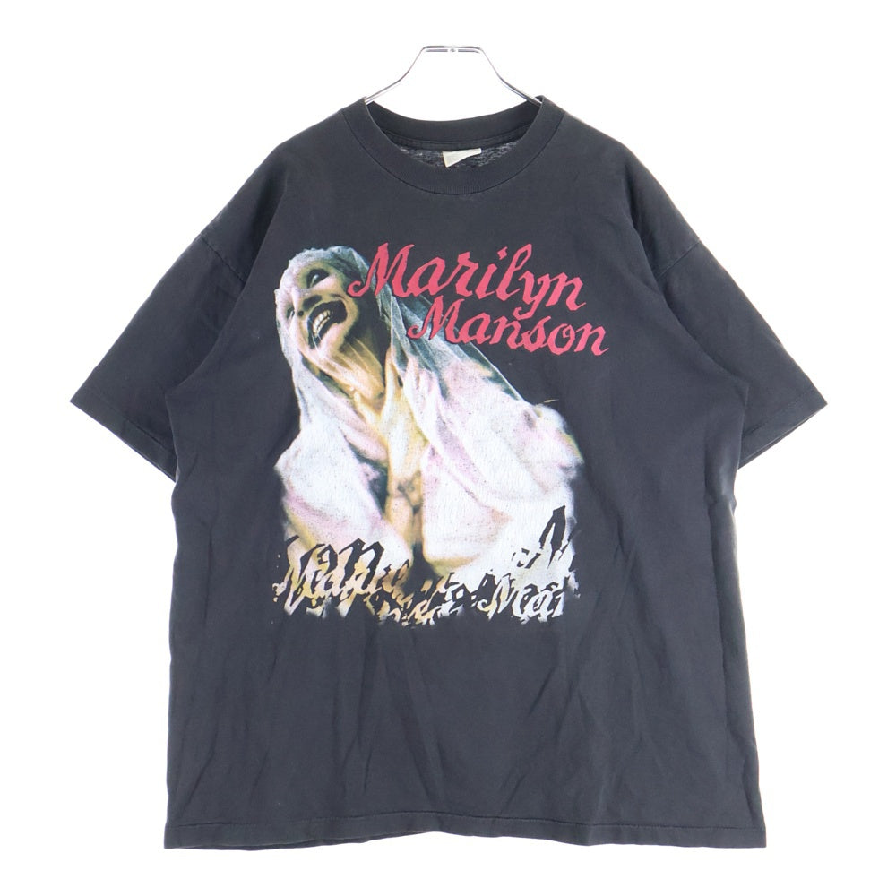 VINTAGE(ヴィンテージ) 90s MARILYN MANSON SWEET DREAMS マリリンマンソン スウィートドリームス 半袖Tシャツ カットソー ブラック