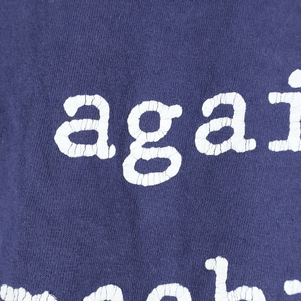 VINTAGE(ヴィンテージ) 90S RAGE AGAINST THE MACHINE L/S レイジ アゲインスト ザ マシーン バンド 長袖Tシャツカットソー ネイビー