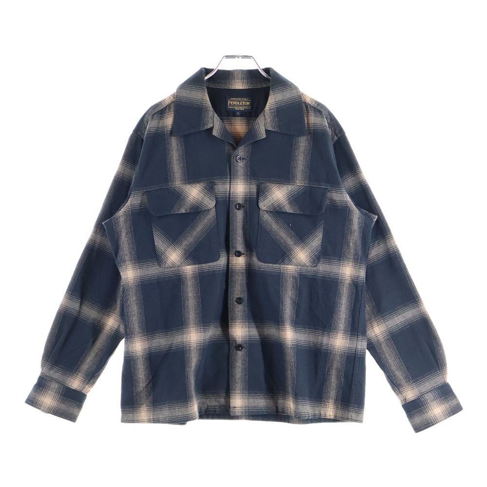 PENDLETON(ペンドルトン) オンブレチェック 長袖シャツ ブラック/ベージュ 2475-9209