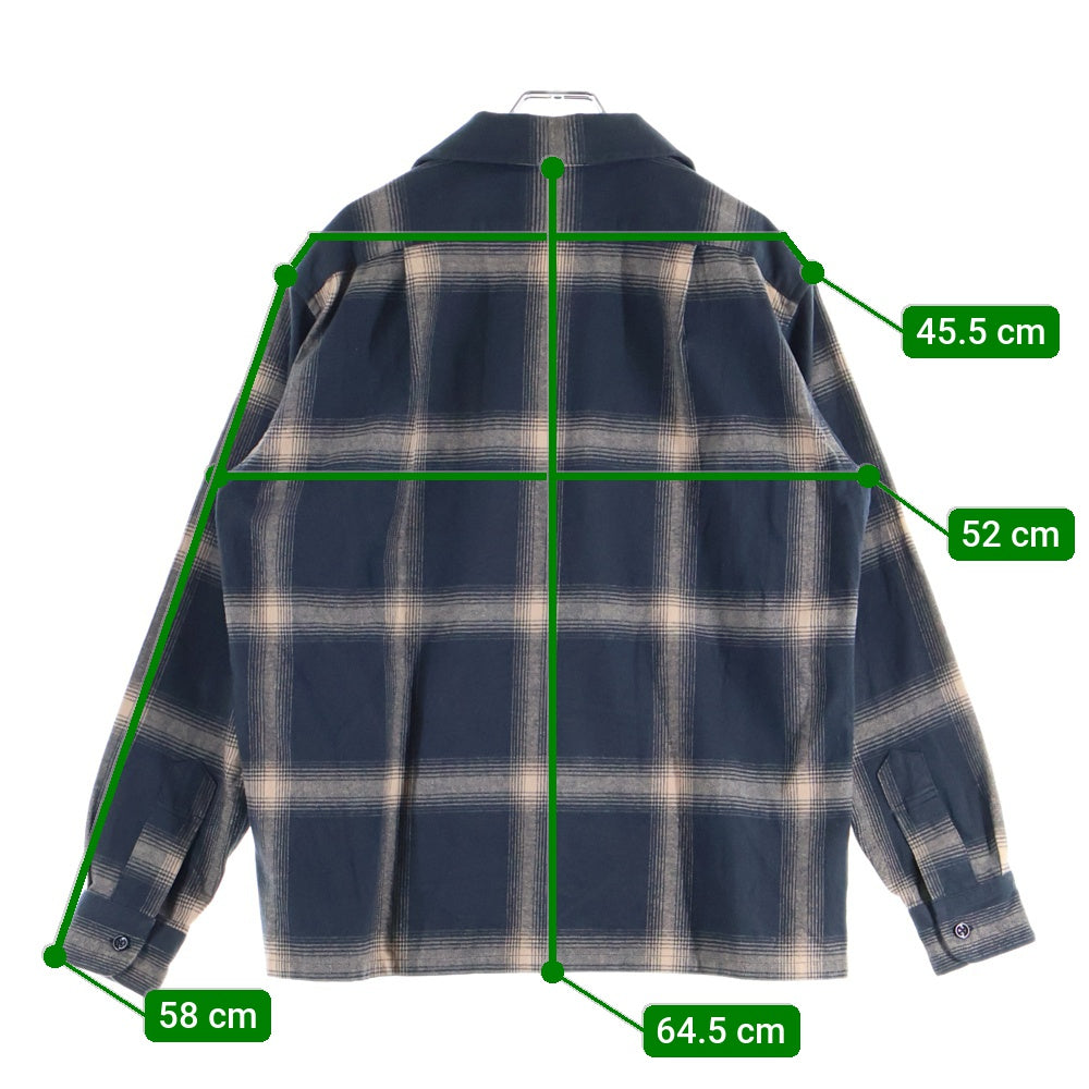 PENDLETON(ペンドルトン) オンブレチェック 長袖シャツ ブラック/ベージュ 2475-9209