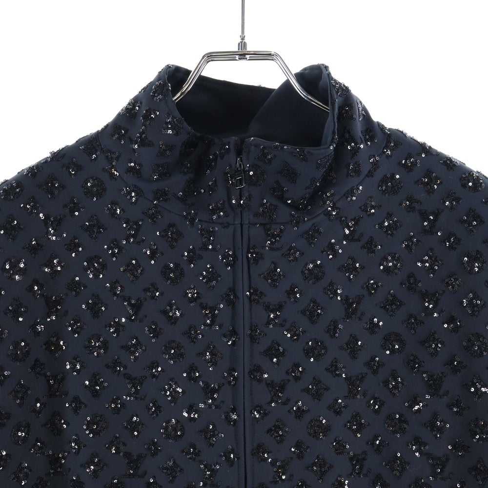 LOUIS VUITTON(ルイヴィトン) 23AW Evening blouson sequins jacket イブニングブルゾンスパンコールジャケット ブラック RM231F MT6 HOFB3E