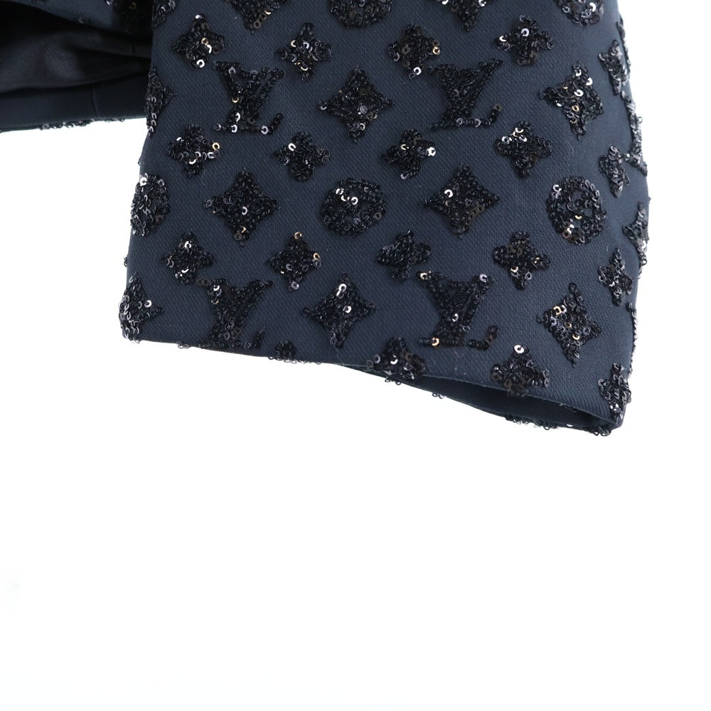 LOUIS VUITTON(ルイヴィトン) 23AW Evening blouson sequins jacket イブニングブルゾンスパンコールジャケット ブラック RM231F MT6 HOFB3E