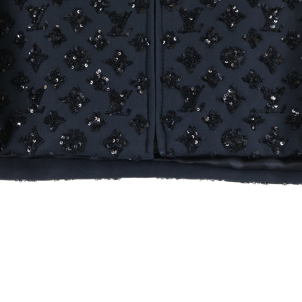 LOUIS VUITTON(ルイヴィトン) 23AW Evening blouson sequins jacket イブニングブルゾンスパンコールジャケット ブラック RM231F MT6 HOFB3E