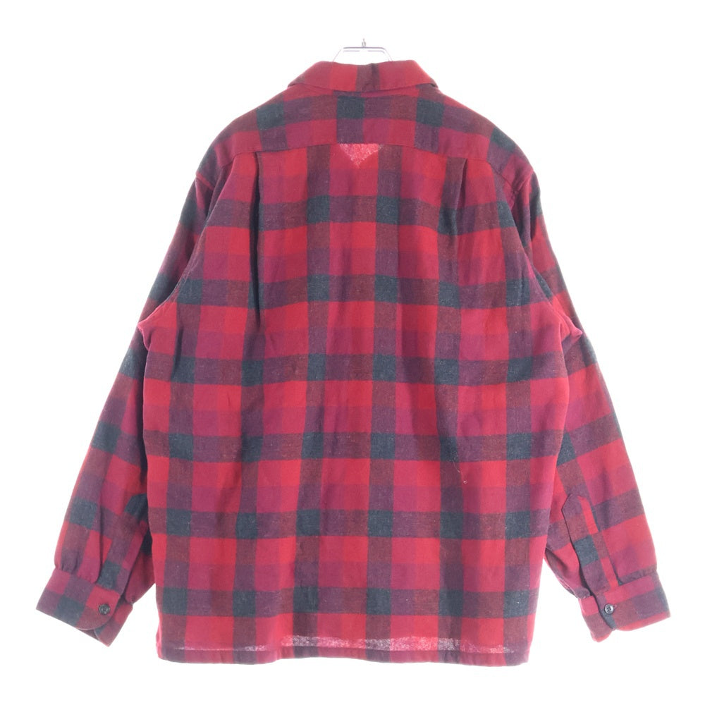 PENDLETON(ペンドルトン) 60S VNTAGE WOOL L/S CHECK SHIRT ヴィンテージ ウール チェック 長袖シャツ レッド/ブラック