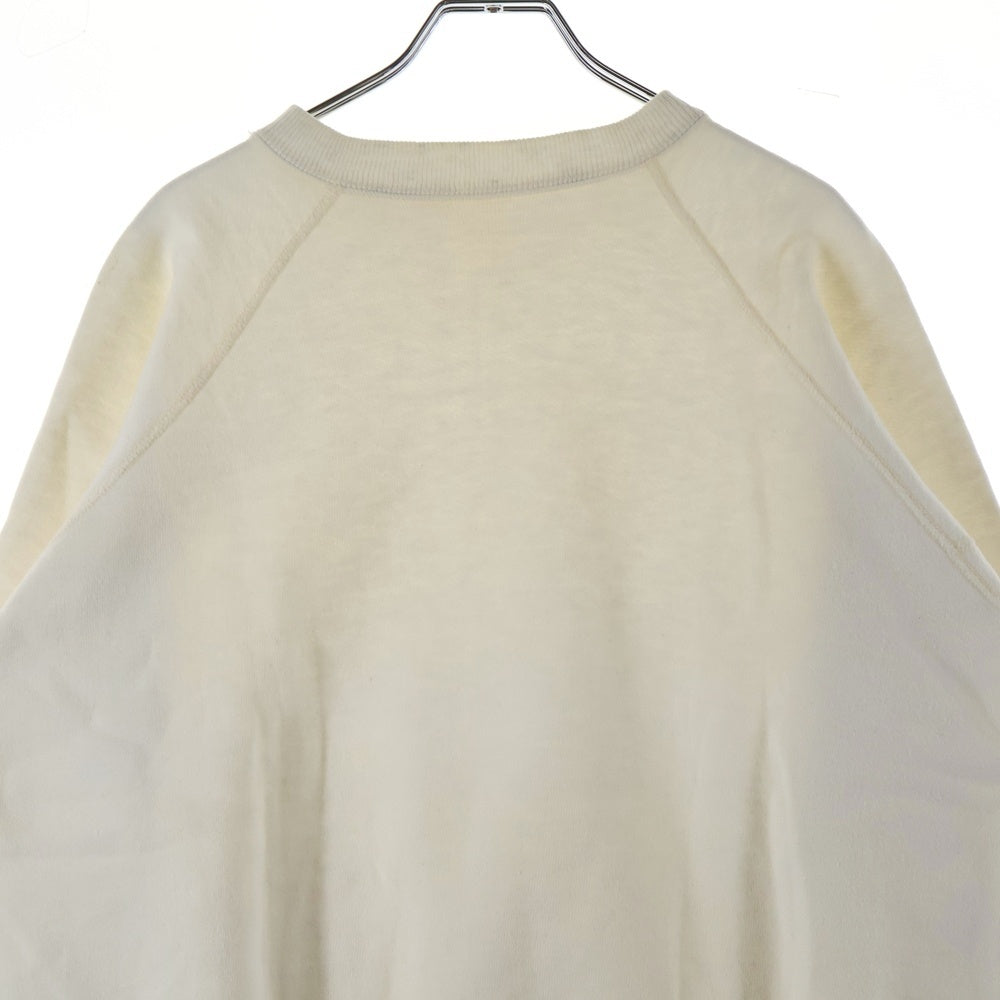VINTAGE(ヴィンテージ) 50S PULLOVER SWEAT 脇ガゼット プルオーバー ラグラン スウェット トレーナー ホワイト
