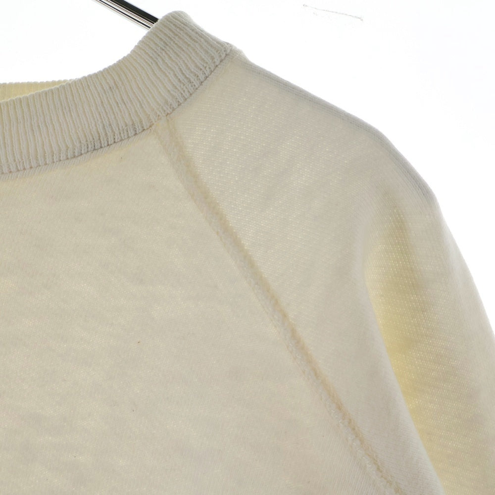 VINTAGE(ヴィンテージ) 50S PULLOVER SWEAT 脇ガゼット プルオーバー ラグラン スウェット トレーナー ホワイト