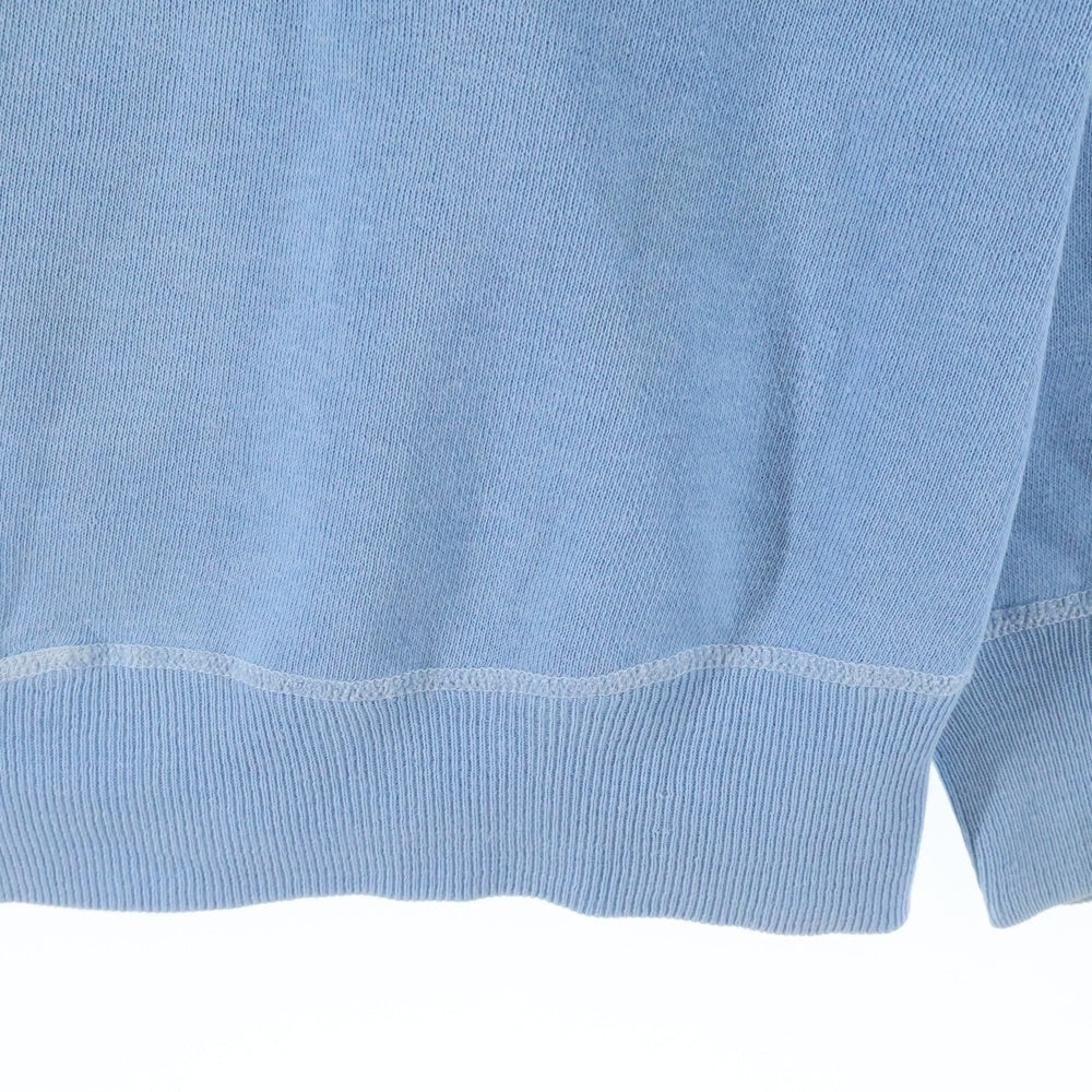 VINTAGE(ヴィンテージ) 50S ADAMS STATE COLLEGE PULLOVER FLOCKY SWEAT アダムス フロッキー プルオーバー スウェット トレーナー ブルー