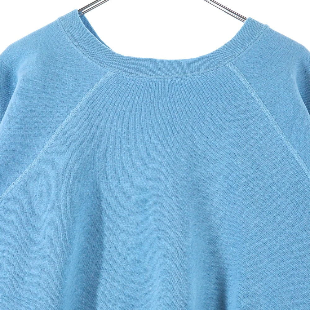 VINTAGE(ヴィンテージ) 50S PULLOVER SWEAT ラグラン 袖ステッチ貫通 プルオーバー スウェット トレーナー ブルー