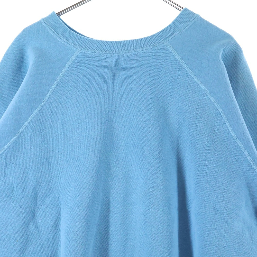 VINTAGE(ヴィンテージ) 50S PULLOVER SWEAT ラグラン 袖ステッチ貫通 プルオーバー スウェット トレーナー ブルー