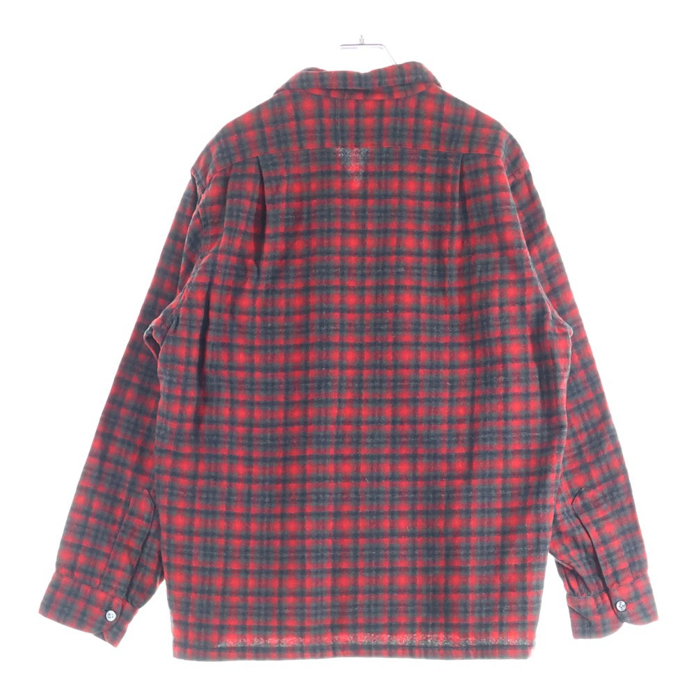 PENDLETON(ペンドルトン) 50S VNTAGE WOOL L/S CHECK SHIRT ヴィンテージ ウール チェック 長袖シャツ レッド/ブラック